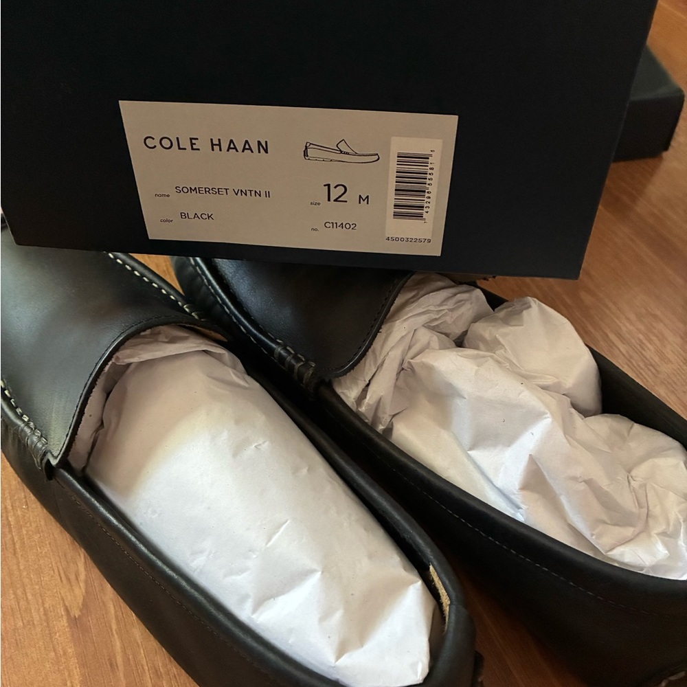 Cole Haan Somerset Black Loafers